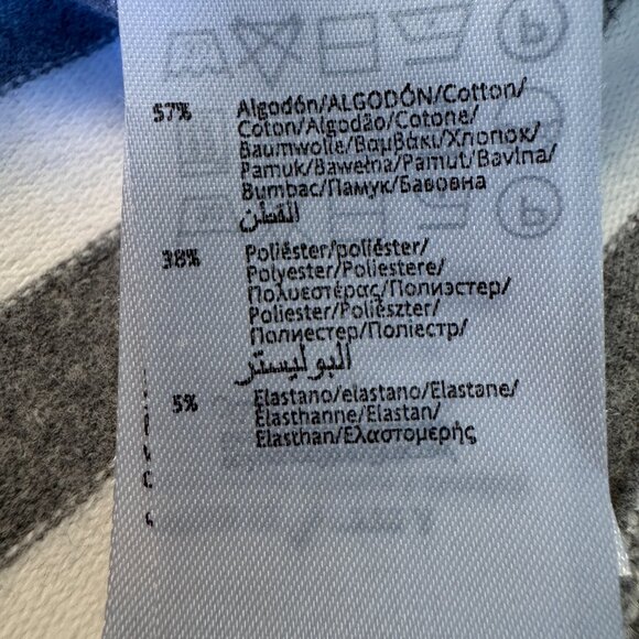 Mayoral Gray Stripe 3D Bow Dress Girls Size 4 Long Sleeve - Picture 9 of 9